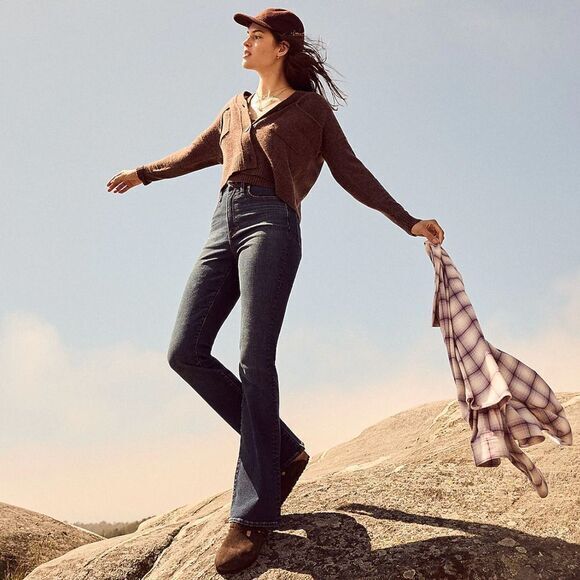 NEW Madewell Skinny Flare Jeans‎ in Colleton Wash, 26 - Picture 1 of 15